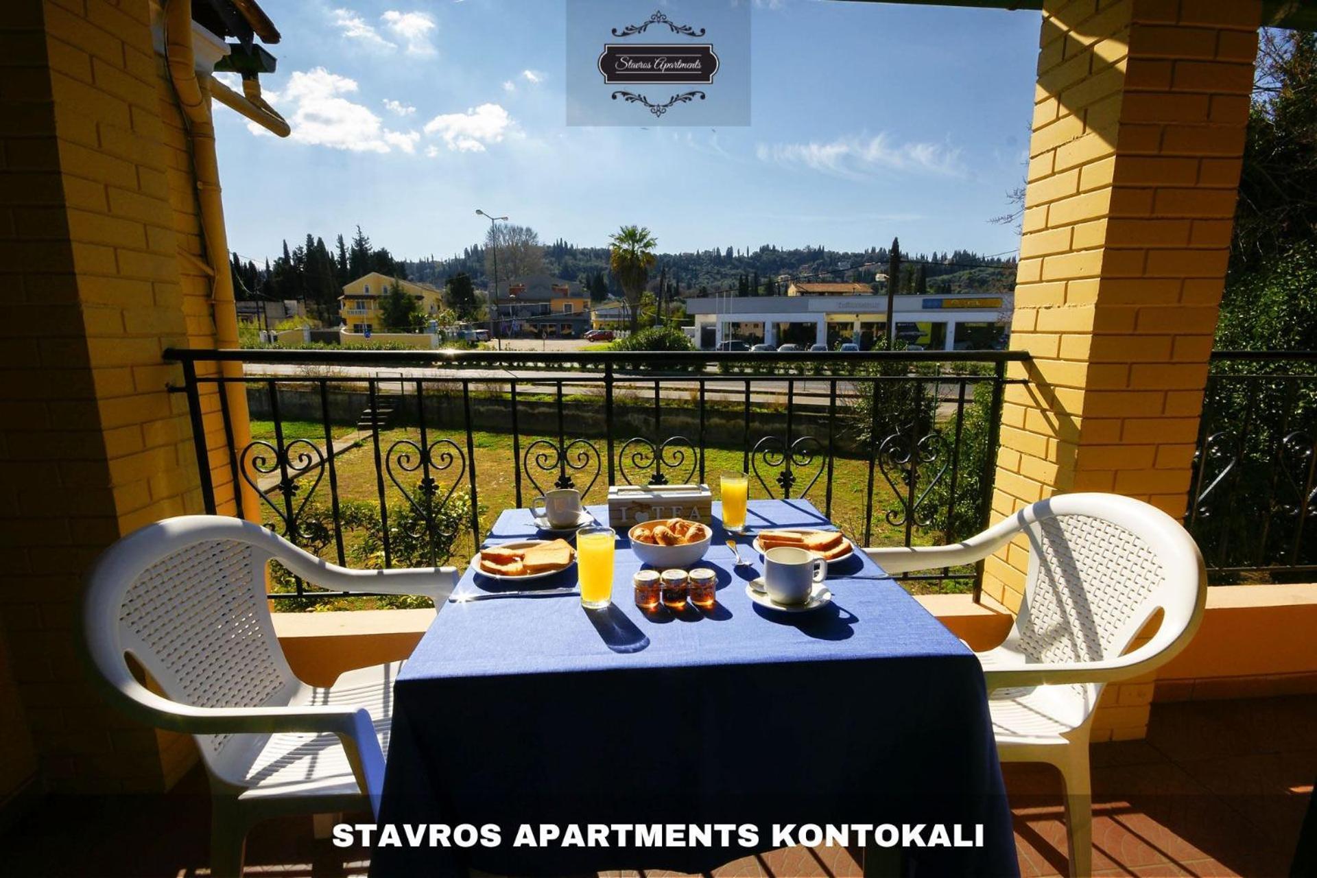 Stavros Apartments Kontokali Next To Gouvia Marina المظهر الخارجي الصورة