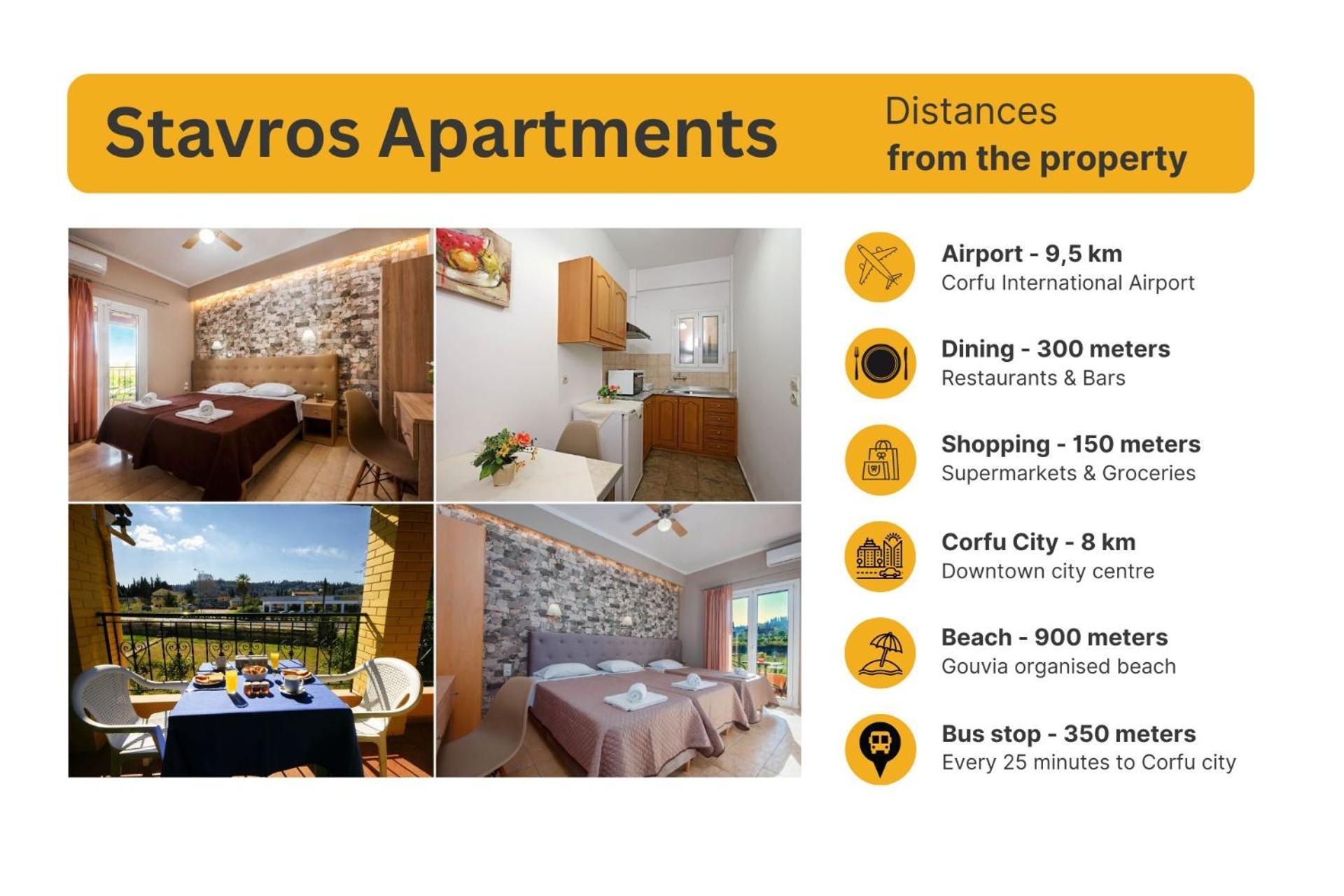 Stavros Apartments Kontokali Next To Gouvia Marina المظهر الخارجي الصورة