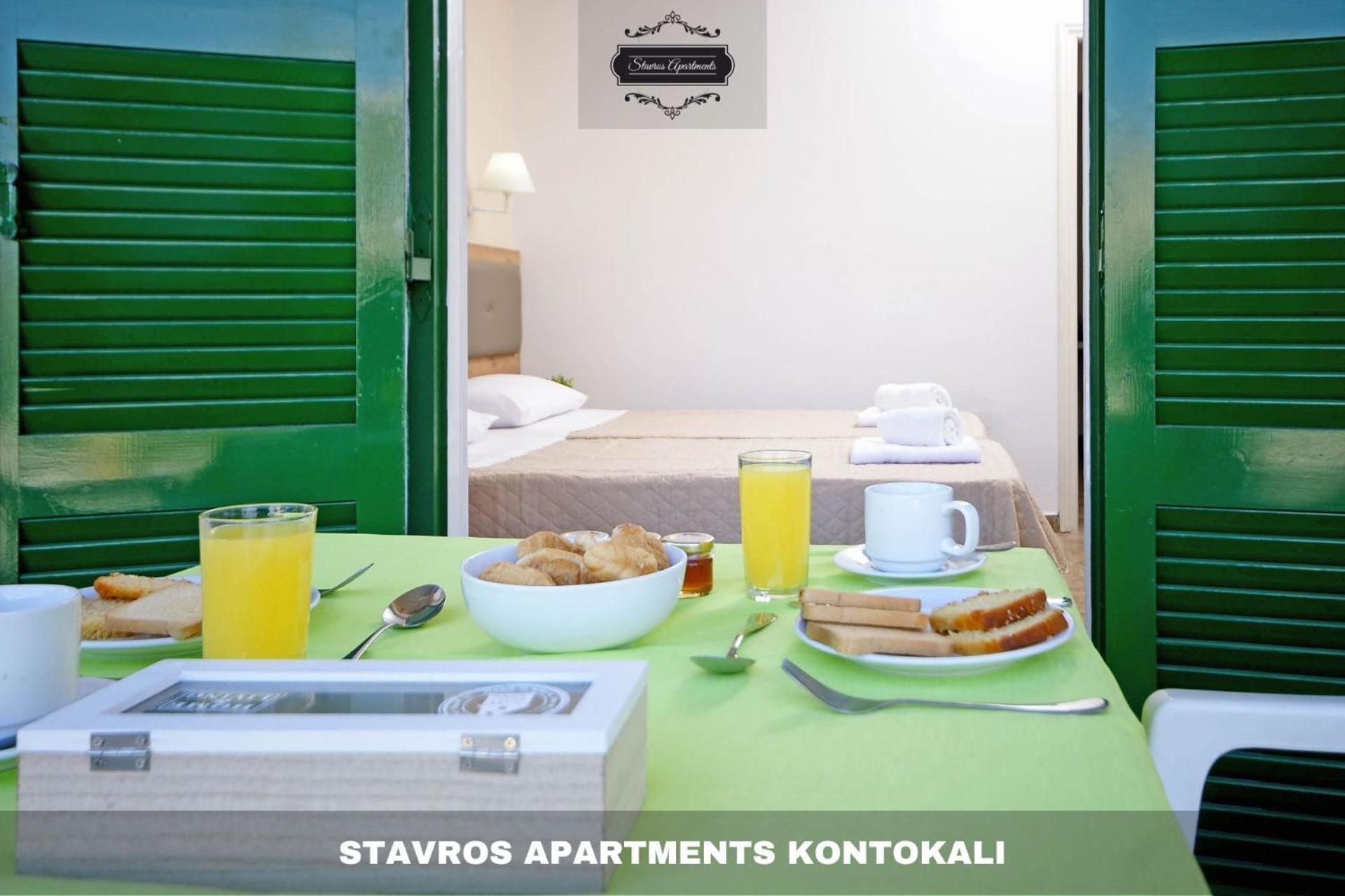 Stavros Apartments Kontokali Next To Gouvia Marina المظهر الخارجي الصورة